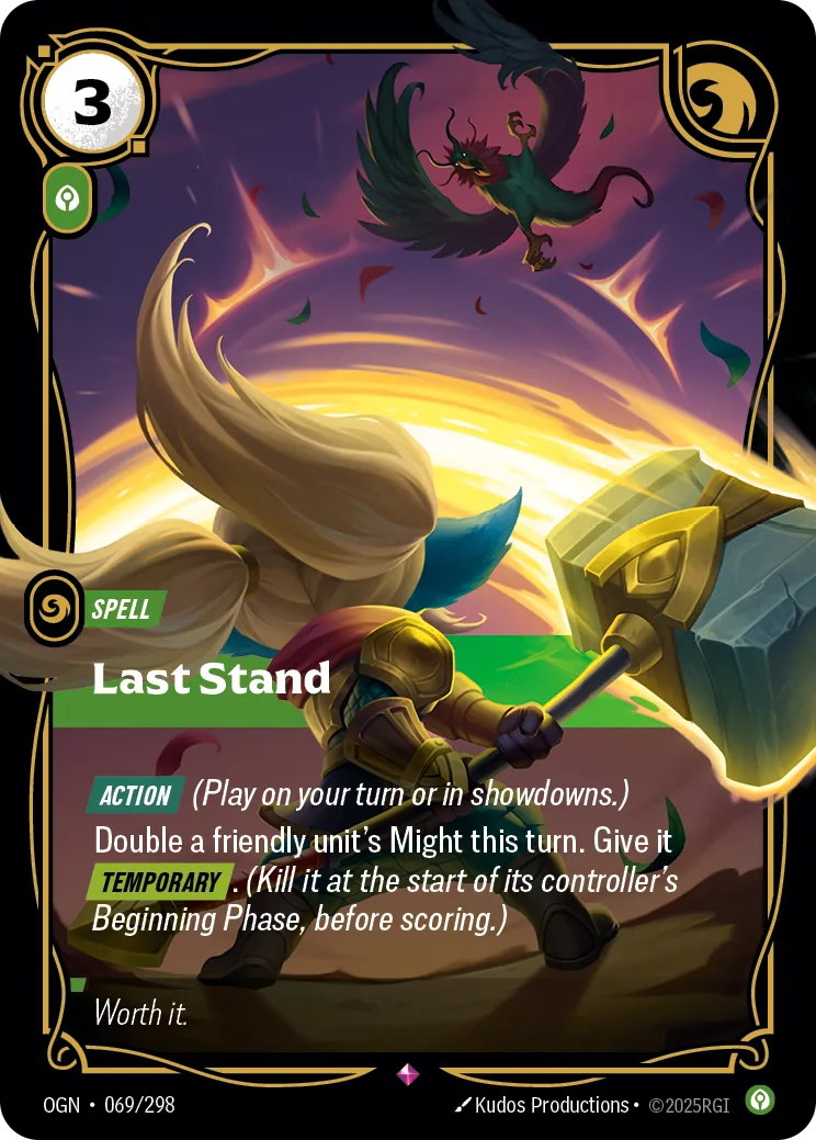 Example card: Last Stand