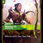 Master Yi, Meditative