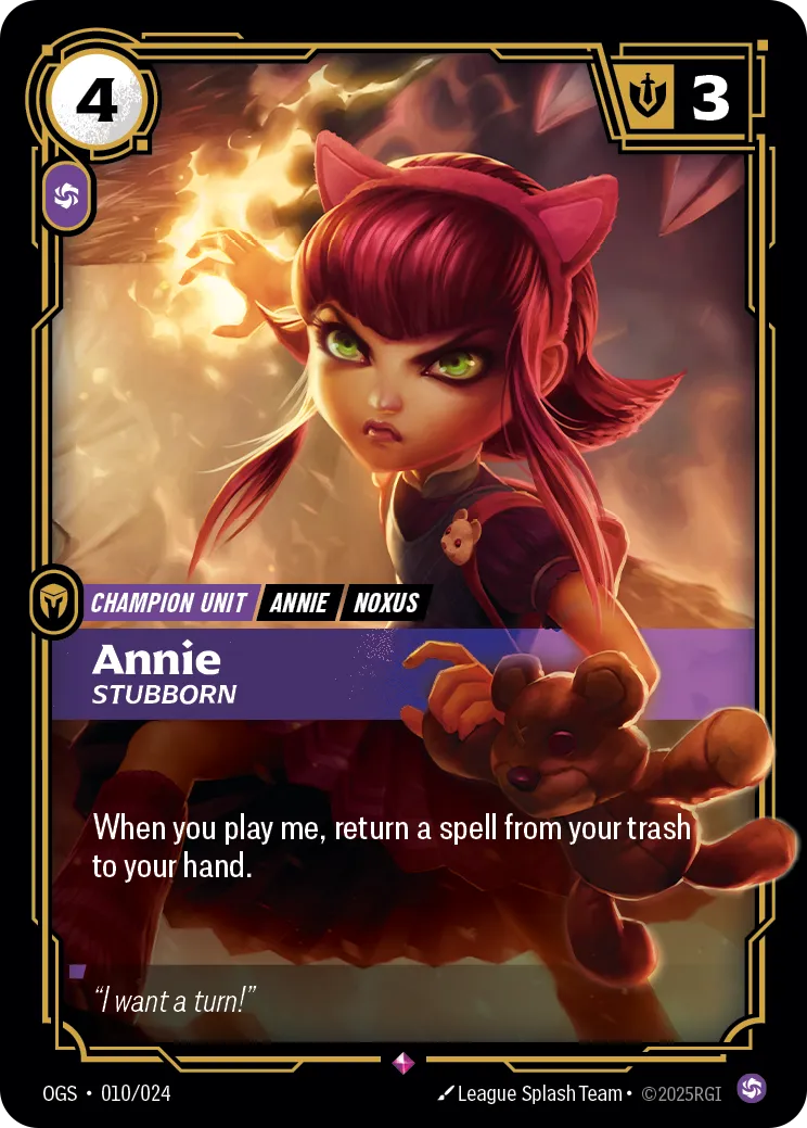 Annie – Stubborn