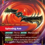 Spinning Axe