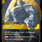 Galio, Indefatigable