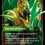 Decree of Focus