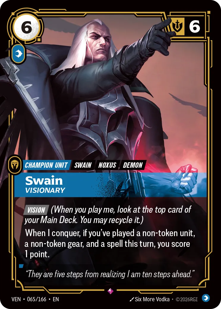 Example card: Swain, Visionary